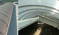 Крыша животноводческого комплекса из сотового поликарбоната